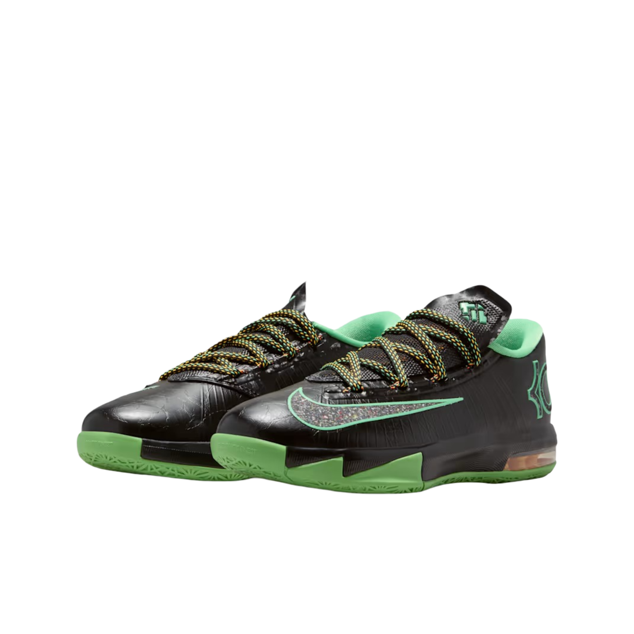 (GS) Nike KD 6 "Night Vision" (2026) [IU1286-001] Sneakers in Black | FOOT NINJAS {3}