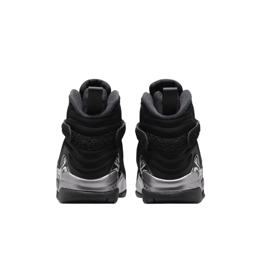 (GS) Air Jordan 8 Retro "Chrome" (2026) [305368-007] Sneakers in Black | FOOT NINJAS {5}