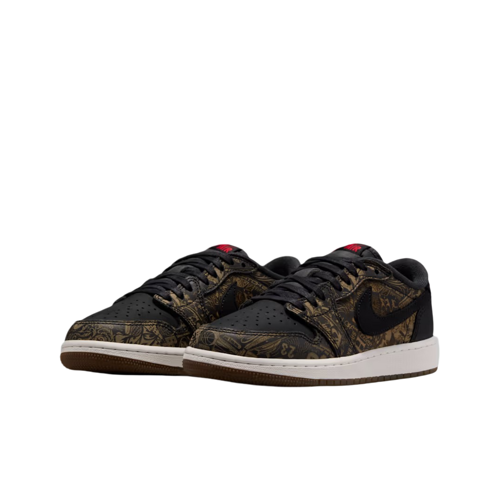 (GS) Air Jordan 1 Retro Low OG "Laser" (2026) [IV7010-001] Sneakers in Black | FOOT NINJAS {3}