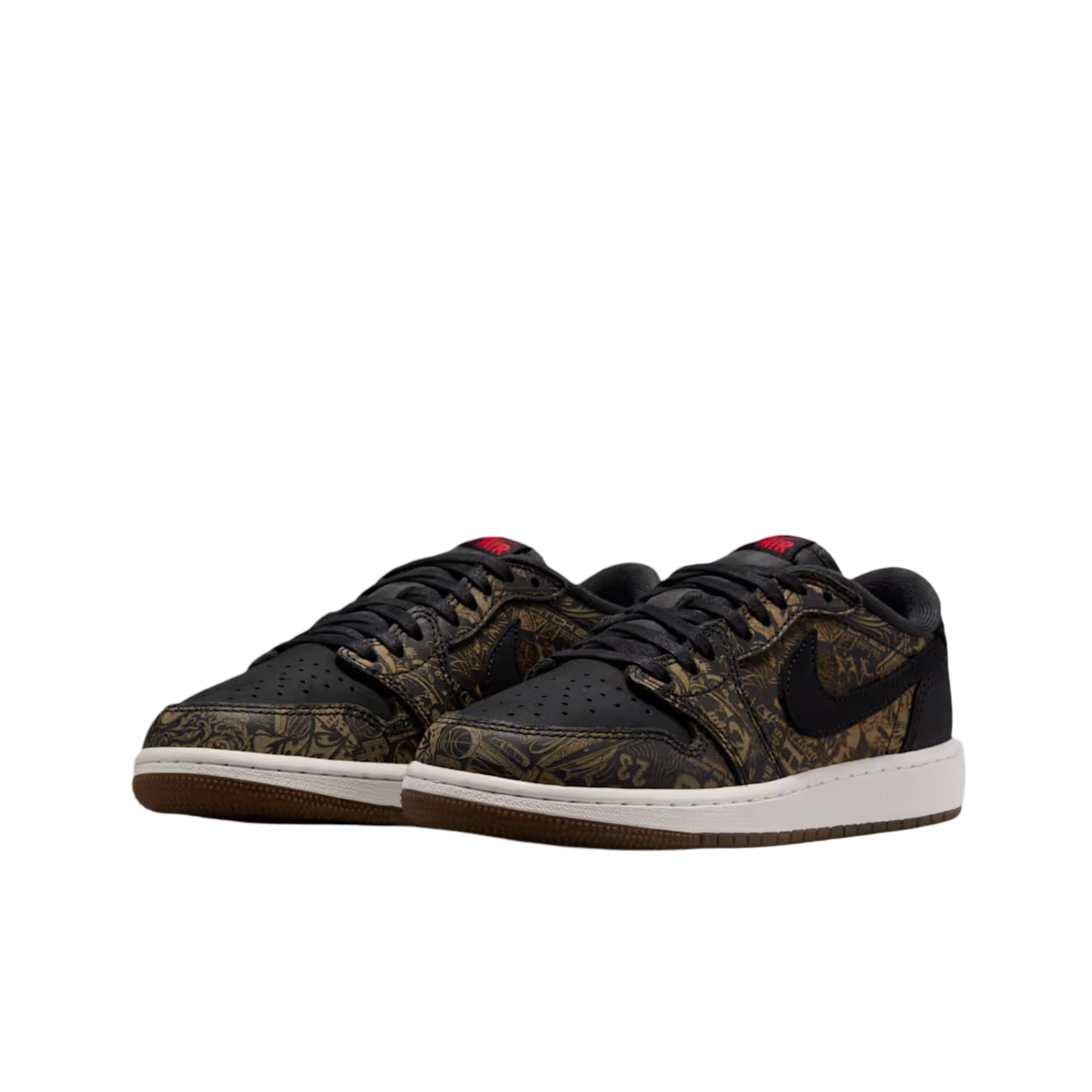 (GS) Air Jordan 1 Retro Low OG "Laser" (2026) [IV7010-001] Sneakers in Black | FOOT NINJAS {3}