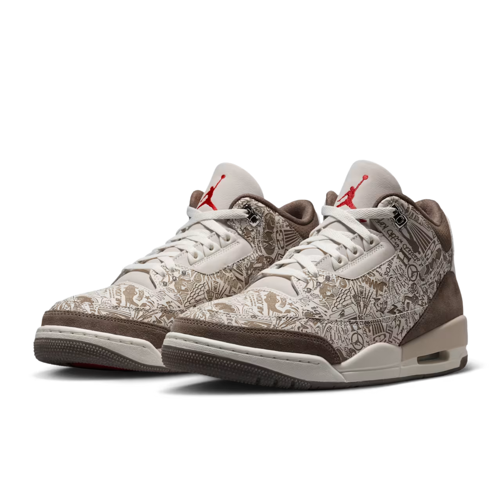 (Men's) Air Jordan 3 Retro "Laser Palomino" (2026) [JA1369-001] Sneakers in Beige | FOOT NINJAS {3}