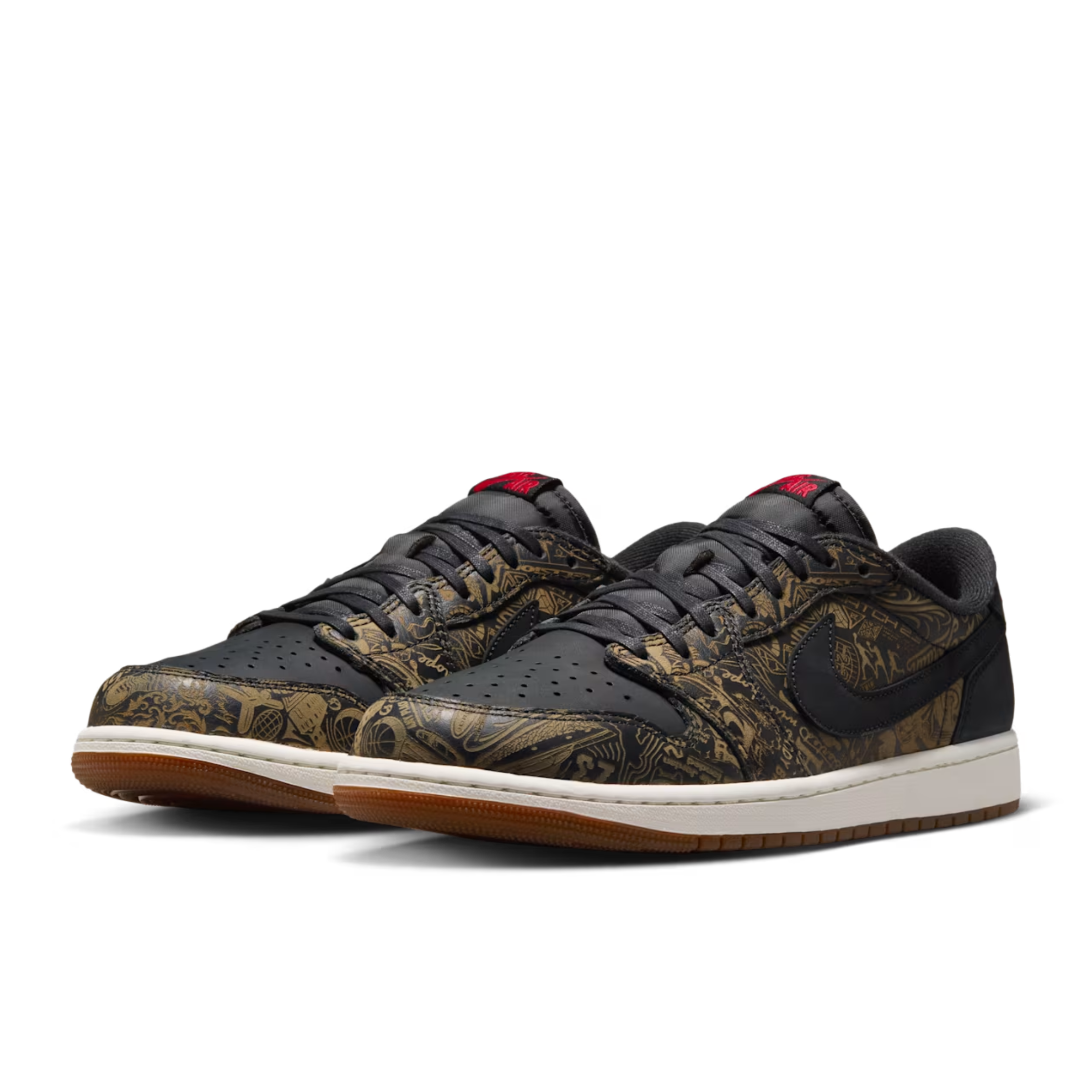 (Men's) Air Jordan 1 Retro Low OG "Laser" (2026) [IV6750-001] Sneakers in Black | FOOT NINJAS {3}