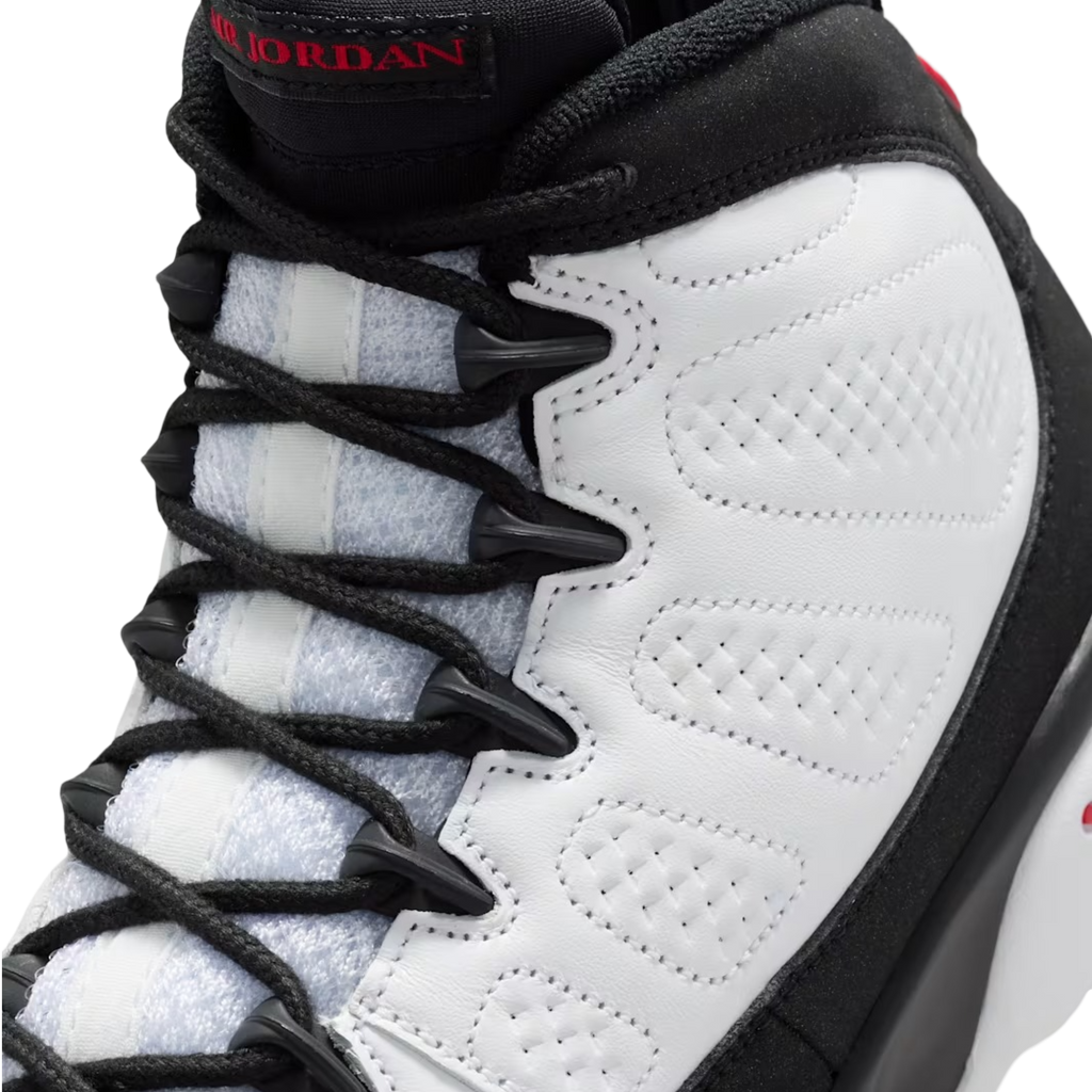 (GS) Air Jordan 9 Retro OG "30th Anniversary Space Jam / Playoffs" (2026) [IX6180-100] Sneakers in White | FOOT NINJAS {7}