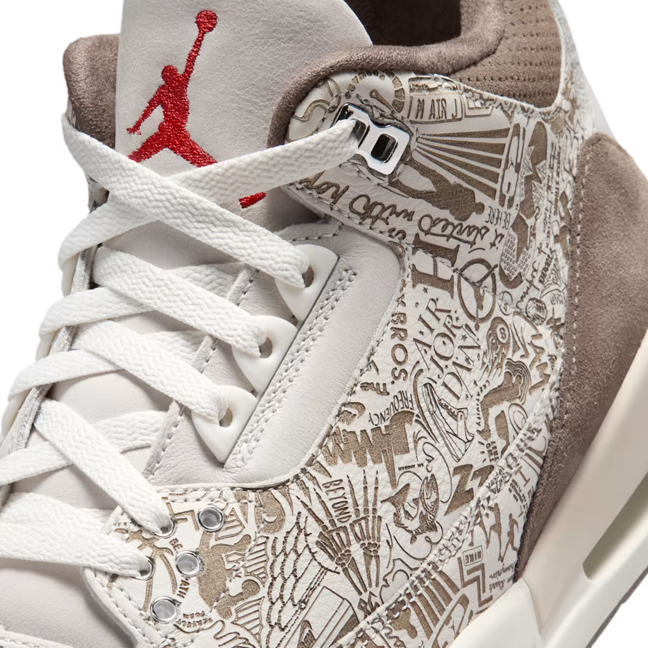 (Men's) Air Jordan 3 Retro "Laser Palomino" (2026) [JA1369-001] Sneakers in Beige | FOOT NINJAS {7}