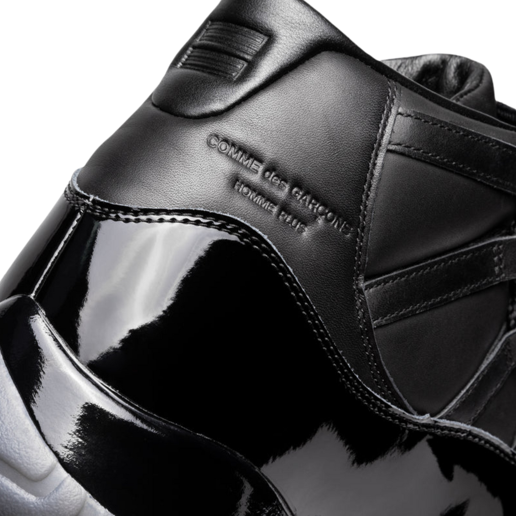 (Men's) Air Jordan 11 Retro x CDG | Comme des Garcons "Homme Plus Black" (2026) [IV7639-001] Sneakers in Black | FOOT NINJAS {8}