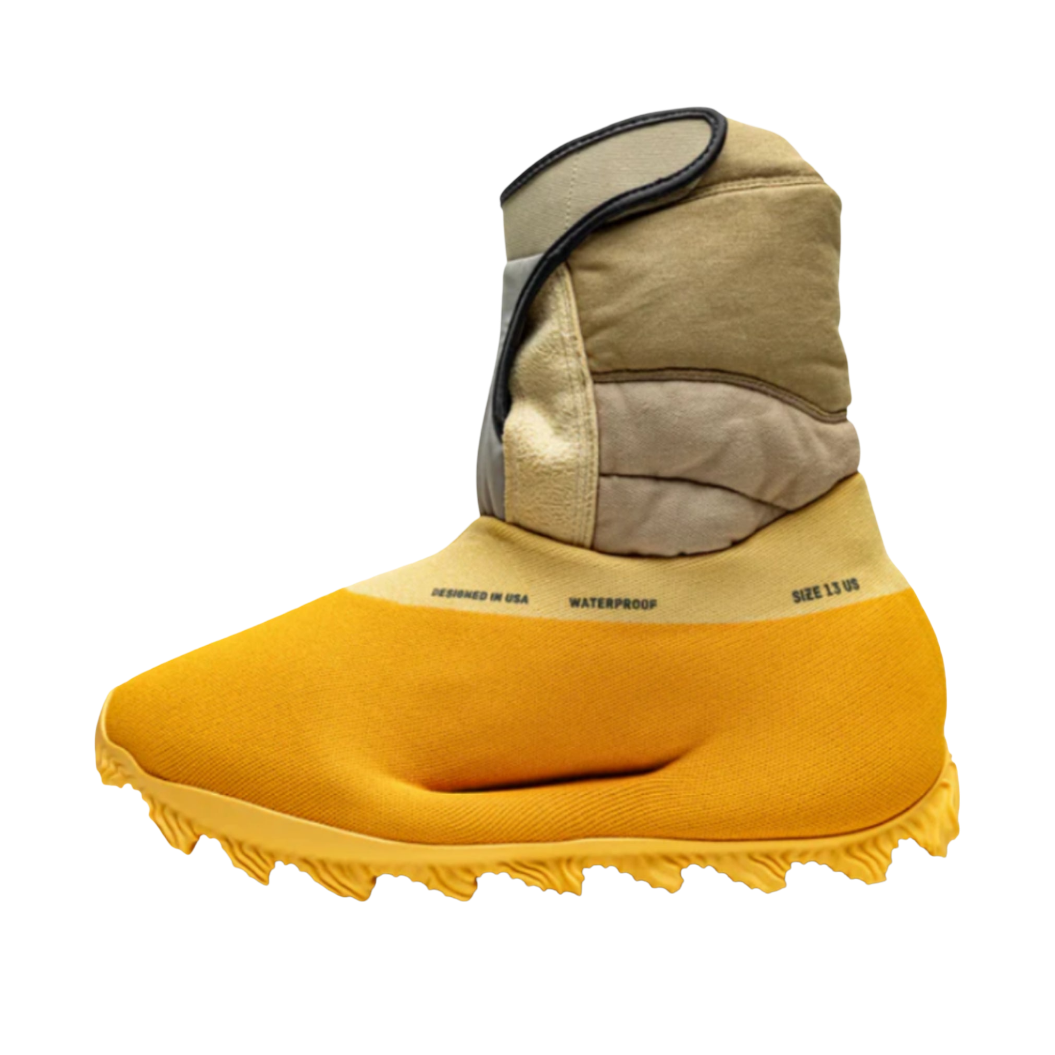 (Men's) adidas Yeezy Knit Runner Boot 'Sulfur' (2021) [GY1824] Sneakers in Yellow | FOOT NINJAS {1}