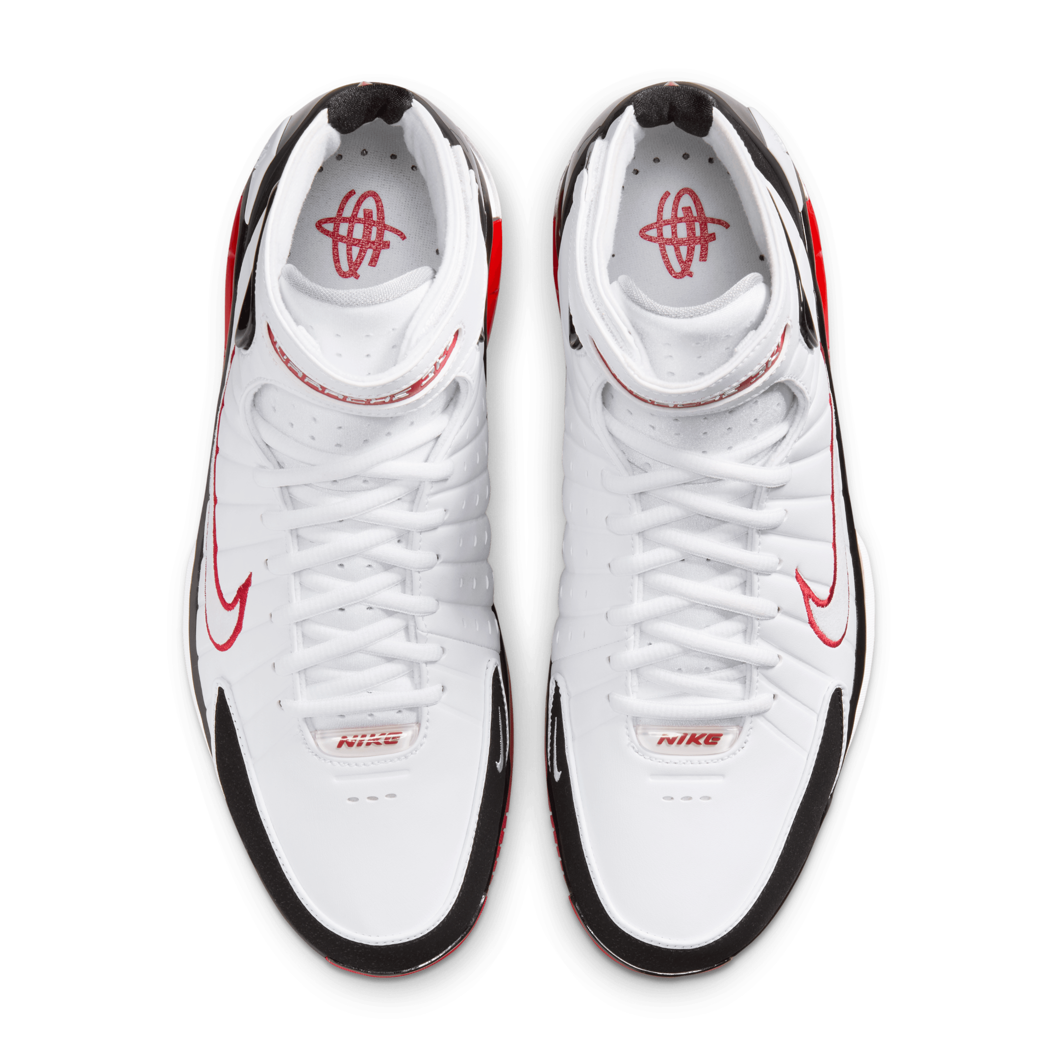 (Men's) Nike Zoom Huarache 2K4 "Varsity Red" (2026) [IV3782-100] Sneakers in White | FOOT NINJAS {4}