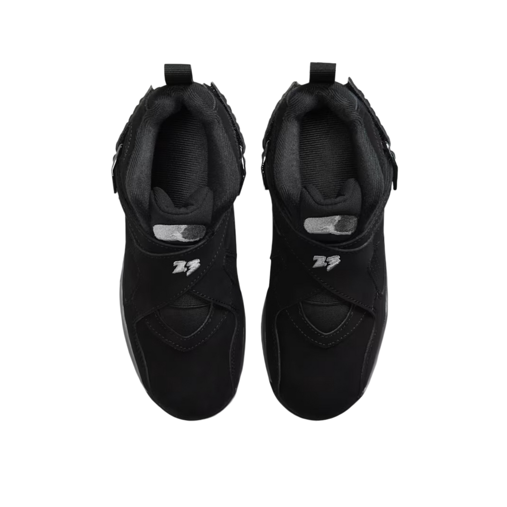 (PS) Air Jordan 8 Retro "Chrome" (2026) [305369-007] Sneakers in Black | FOOT NINJAS {4}
