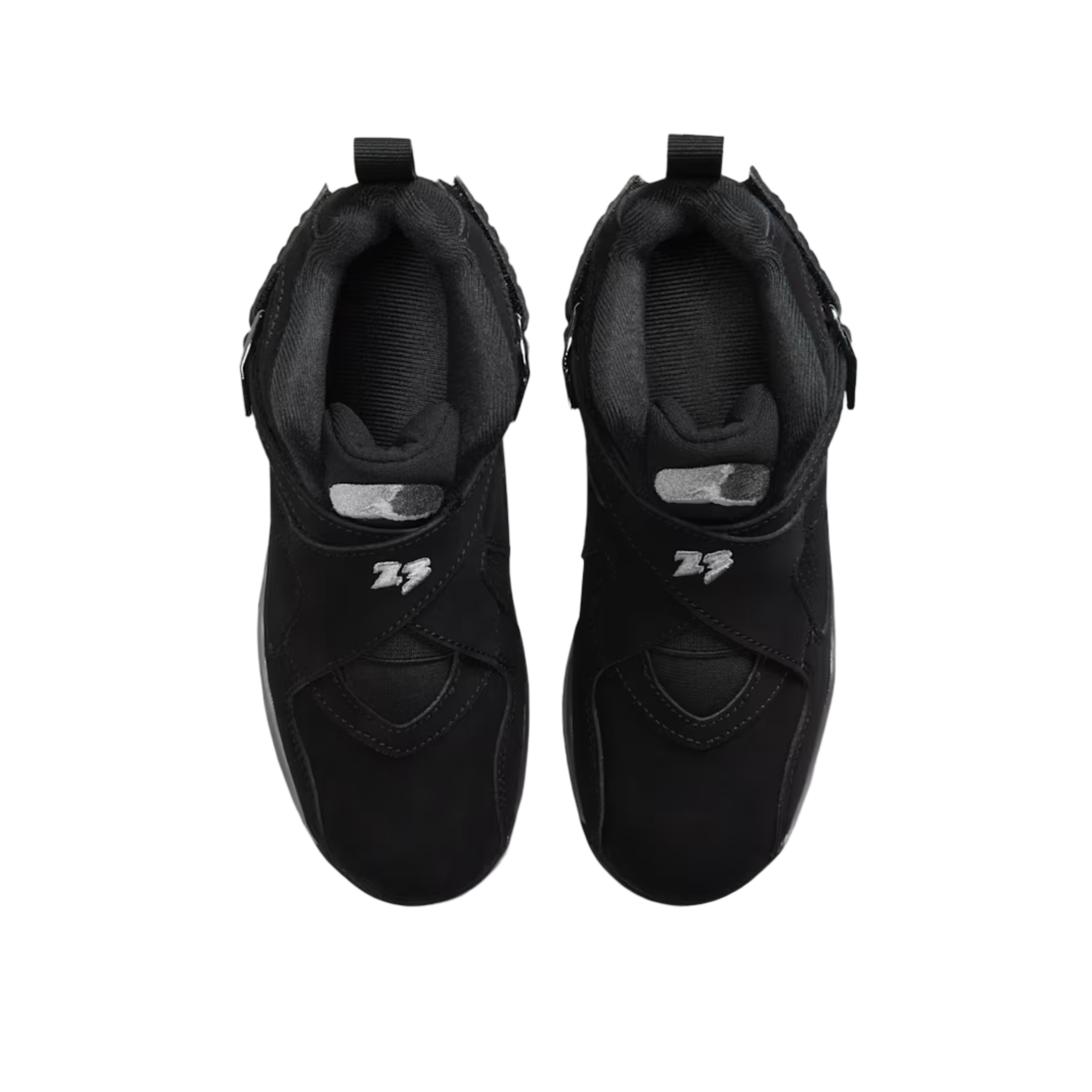 (PS) Air Jordan 8 Retro "Chrome" (2026) [305369-007] Sneakers in Black | FOOT NINJAS {4}