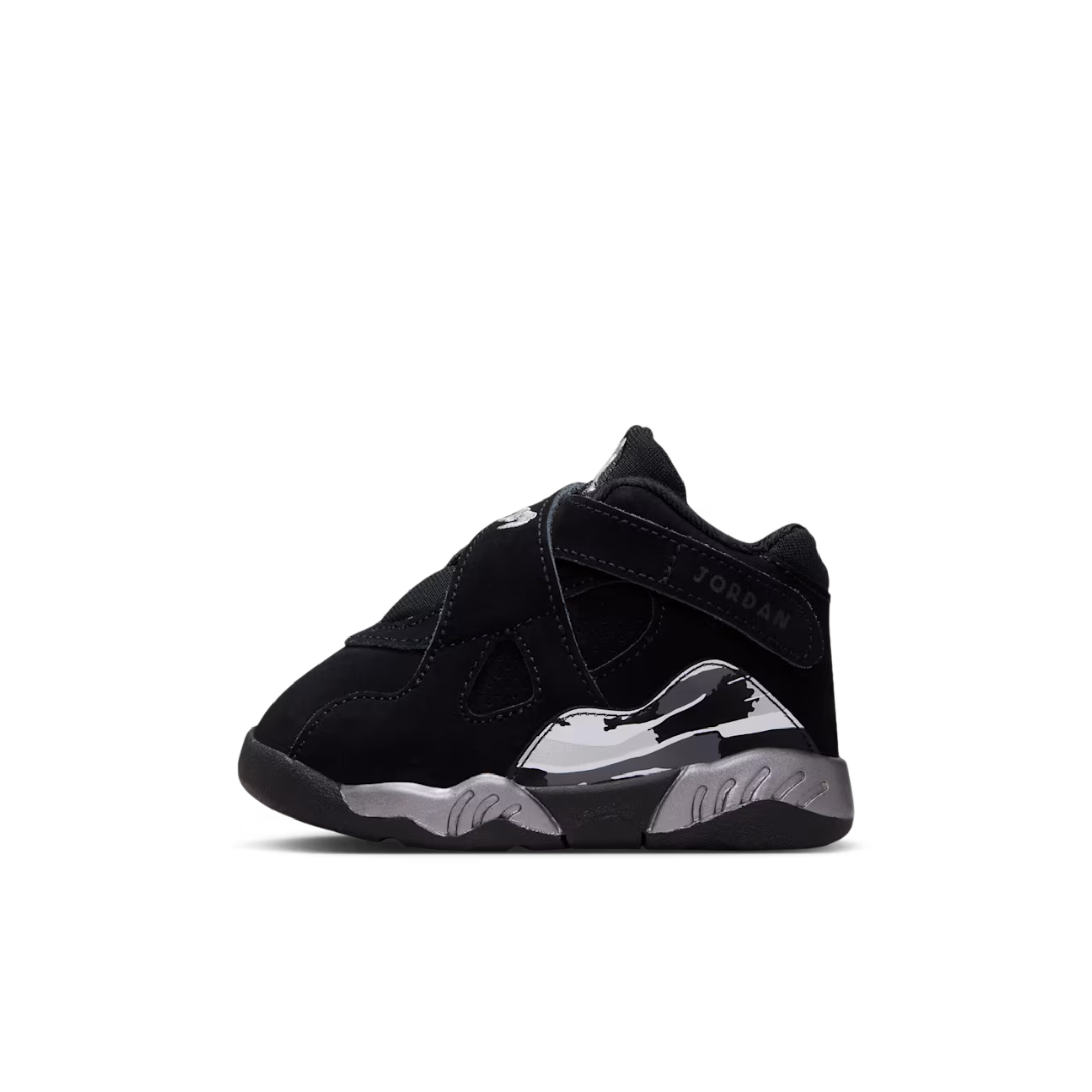 (TD) Air Jordan 8 Retro "Chrome" (2026) [305360-007] Sneakers in Black | FOOT NINJAS {1}