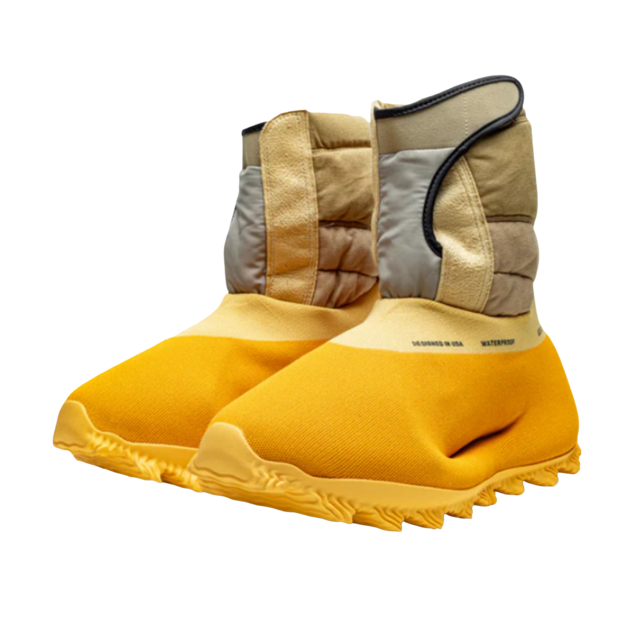 (Men's) adidas Yeezy Knit Runner Boot 'Sulfur' (2021) [GY1824] Sneakers in Yellow | FOOT NINJAS {2}