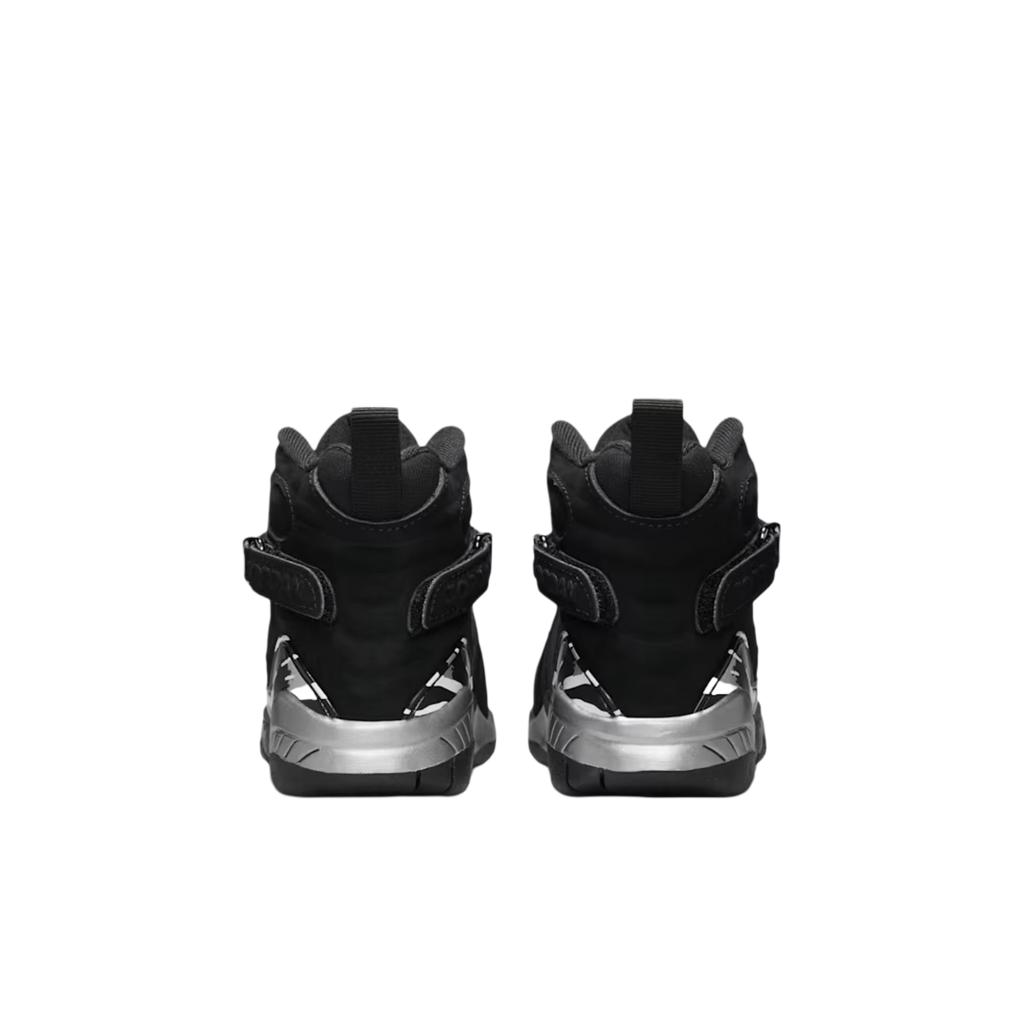 (PS) Air Jordan 8 Retro "Chrome" (2026) [305369-007] Sneakers in Black | FOOT NINJAS {5}