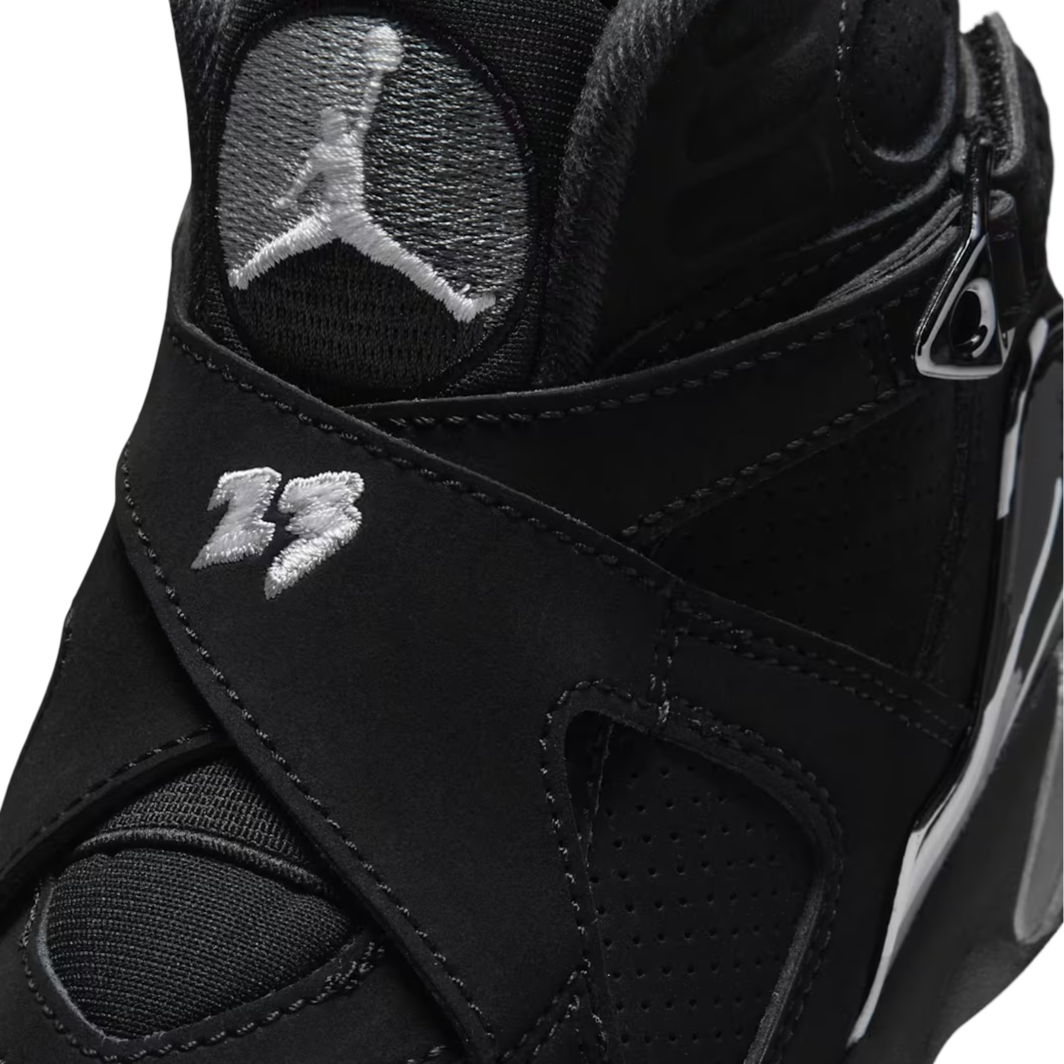 (PS) Air Jordan 8 Retro "Chrome" (2026) [305369-007] Sneakers in Black | FOOT NINJAS {7}