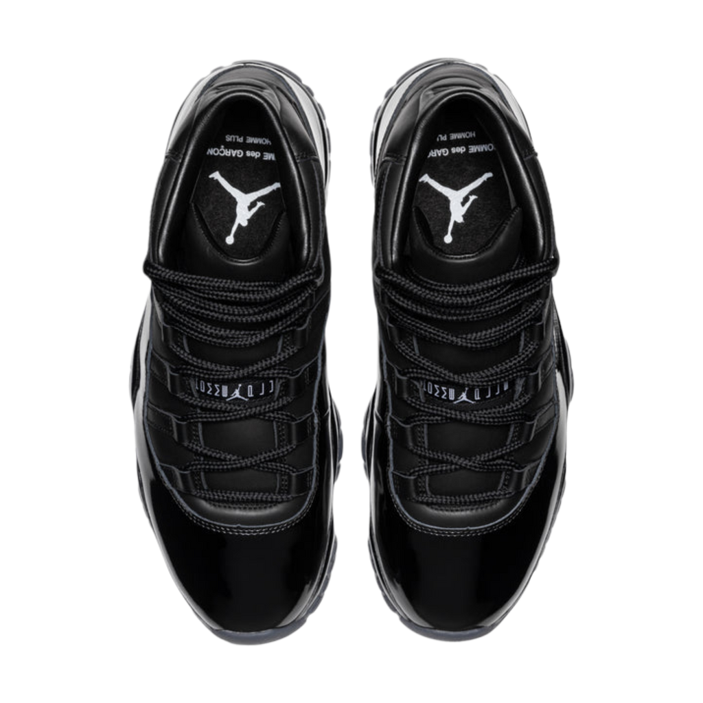 (Men's) Air Jordan 11 Retro x CDG | Comme des Garcons "Homme Plus Black" (2026) [IV7639-001] Sneakers in Black | FOOT NINJAS {4}