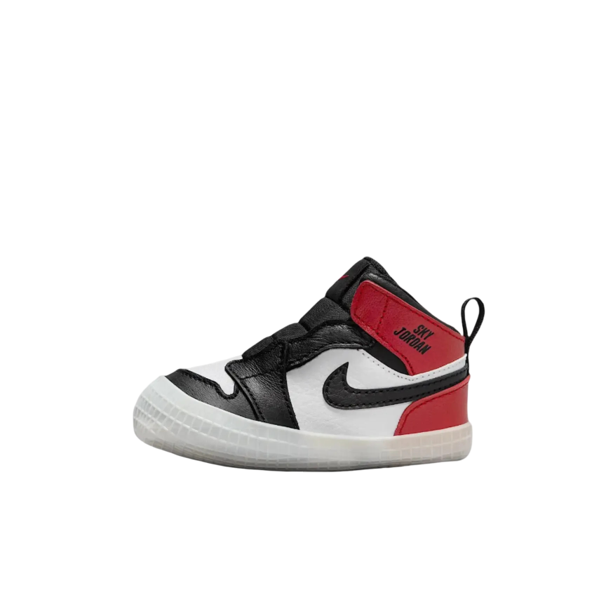 (Crib Bootie) Air Jordan 1 "Reimagined Black Toe" (2025) [HJ9289-061] Sneakers in Black | FOOT NINJAS {1}