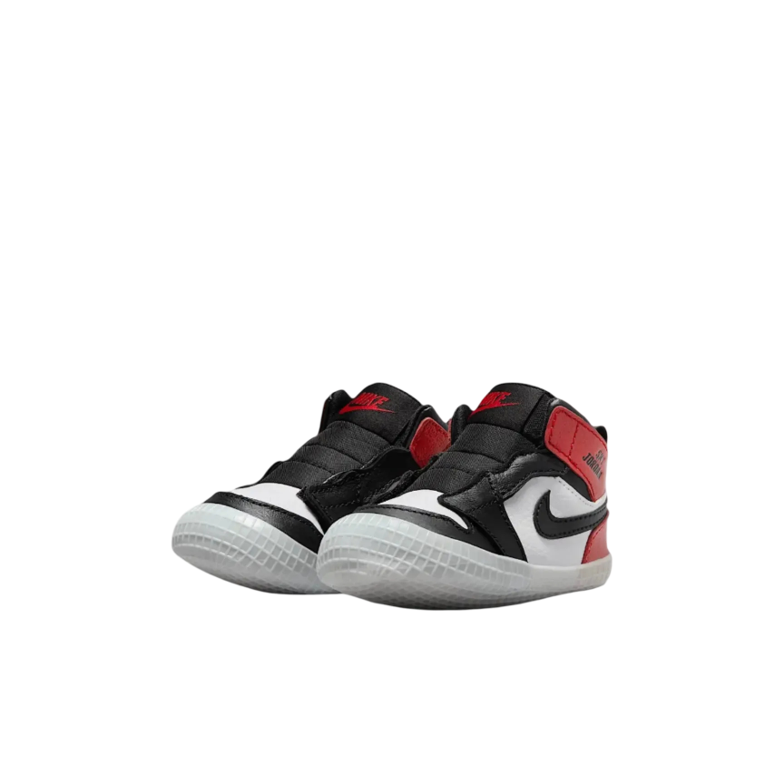 (Crib Bootie) Air Jordan 1 "Reimagined Black Toe" (2025) [HJ9289-061] Sneakers in Black | FOOT NINJAS {3}
