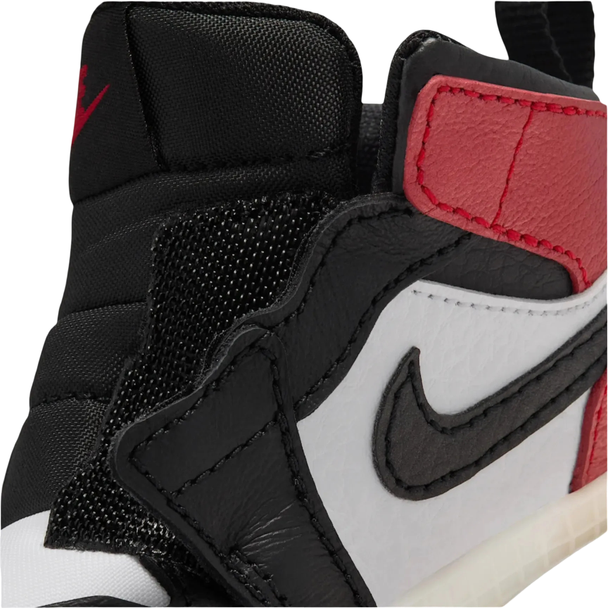 (Crib Bootie) Air Jordan 1 "Reimagined Black Toe" (2025) [HJ9289-061] Sneakers in Black | FOOT NINJAS {7}