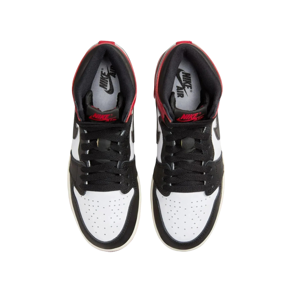 (GS) Air Jordan 1 Retro High OG "Reimagined Black Toe" (2025) [FD1437-106] Sneakers in Black | FOOT NINJAS {4}