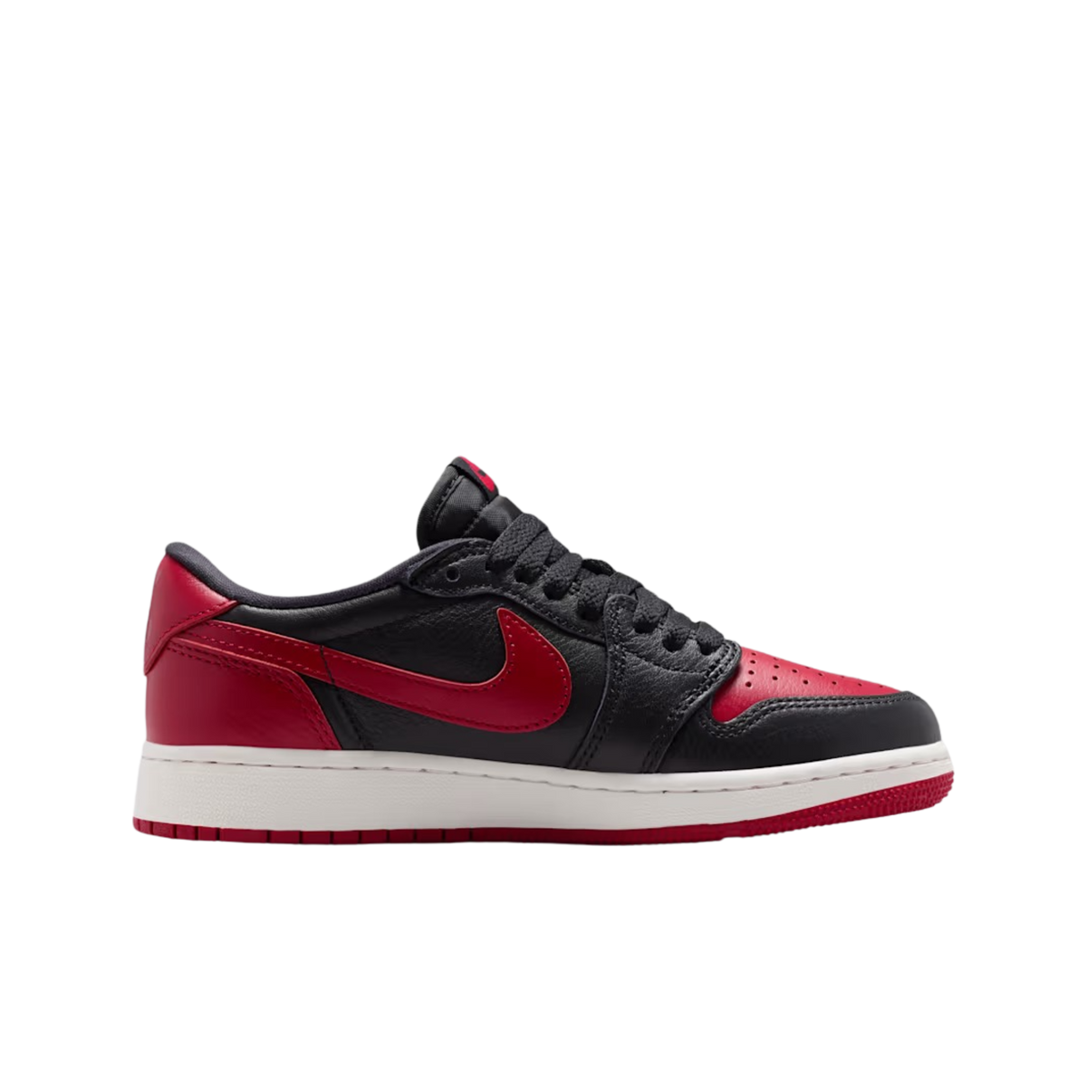 (GS) Air Jordan 1 Retro Low OG "Bred / Banned" (2026) [IW6277-001] Sneakers in Black | FOOT NINJAS {2}