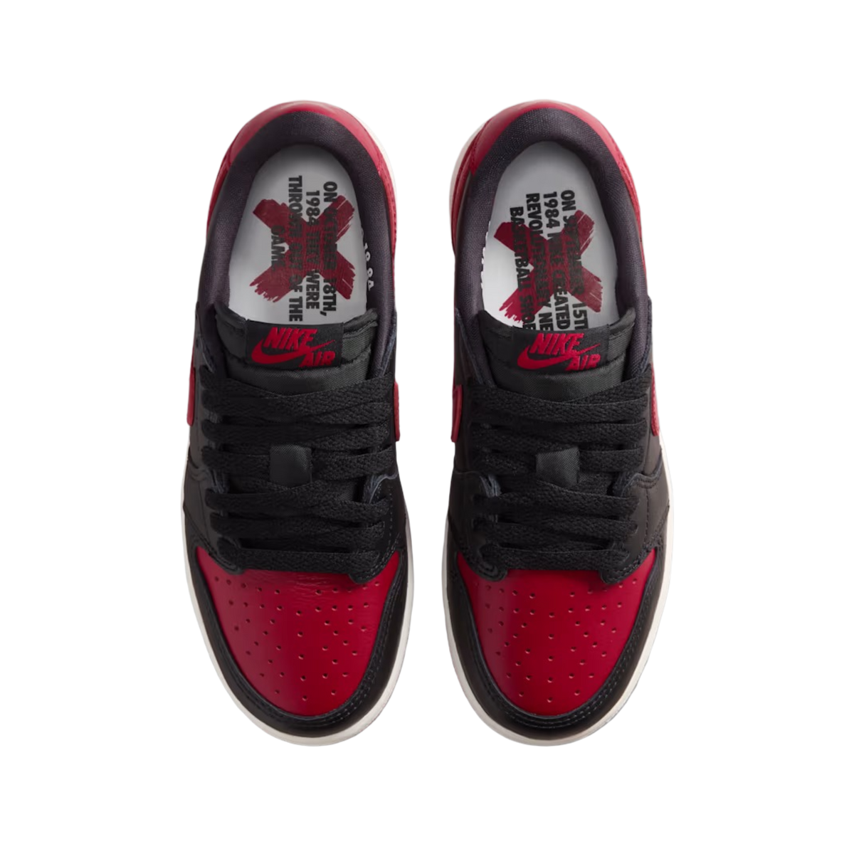 (GS) Air Jordan 1 Retro Low OG "Bred / Banned" (2026) [IW6277-001] Sneakers in Black | FOOT NINJAS {4}