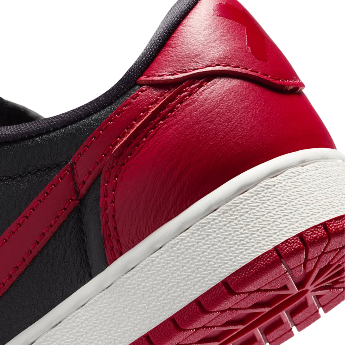(GS) Air Jordan 1 Retro Low OG "Bred / Banned" (2026) [IW6277-001] Sneakers in Black | FOOT NINJAS {9}