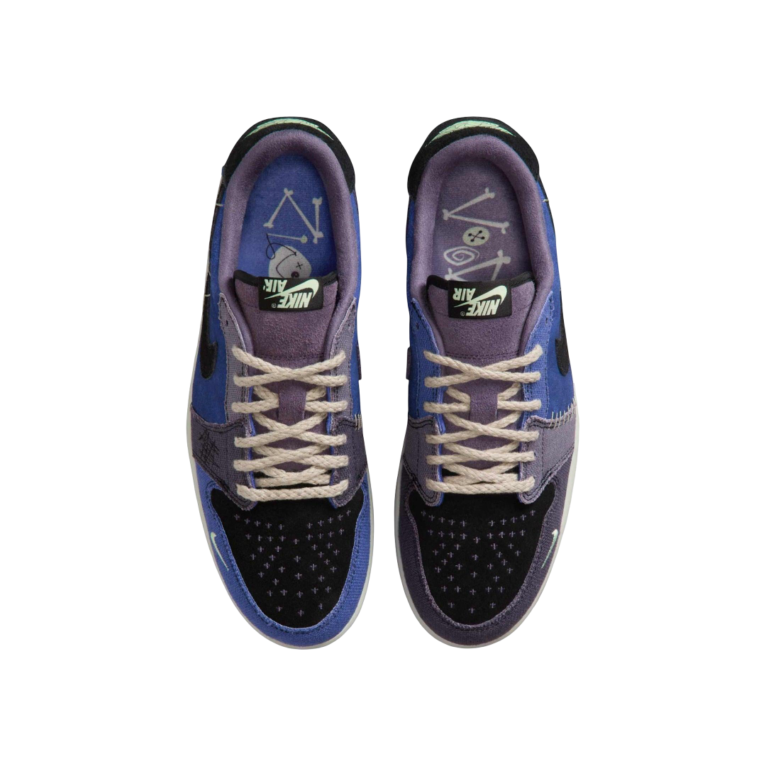 (GS) Air Jordan 1 Retro Low OG x Zion Williamson "Voodoo Alternate" (2025) [IH2725-500] Sneakers in Purple | FOOT NINJAS {4}