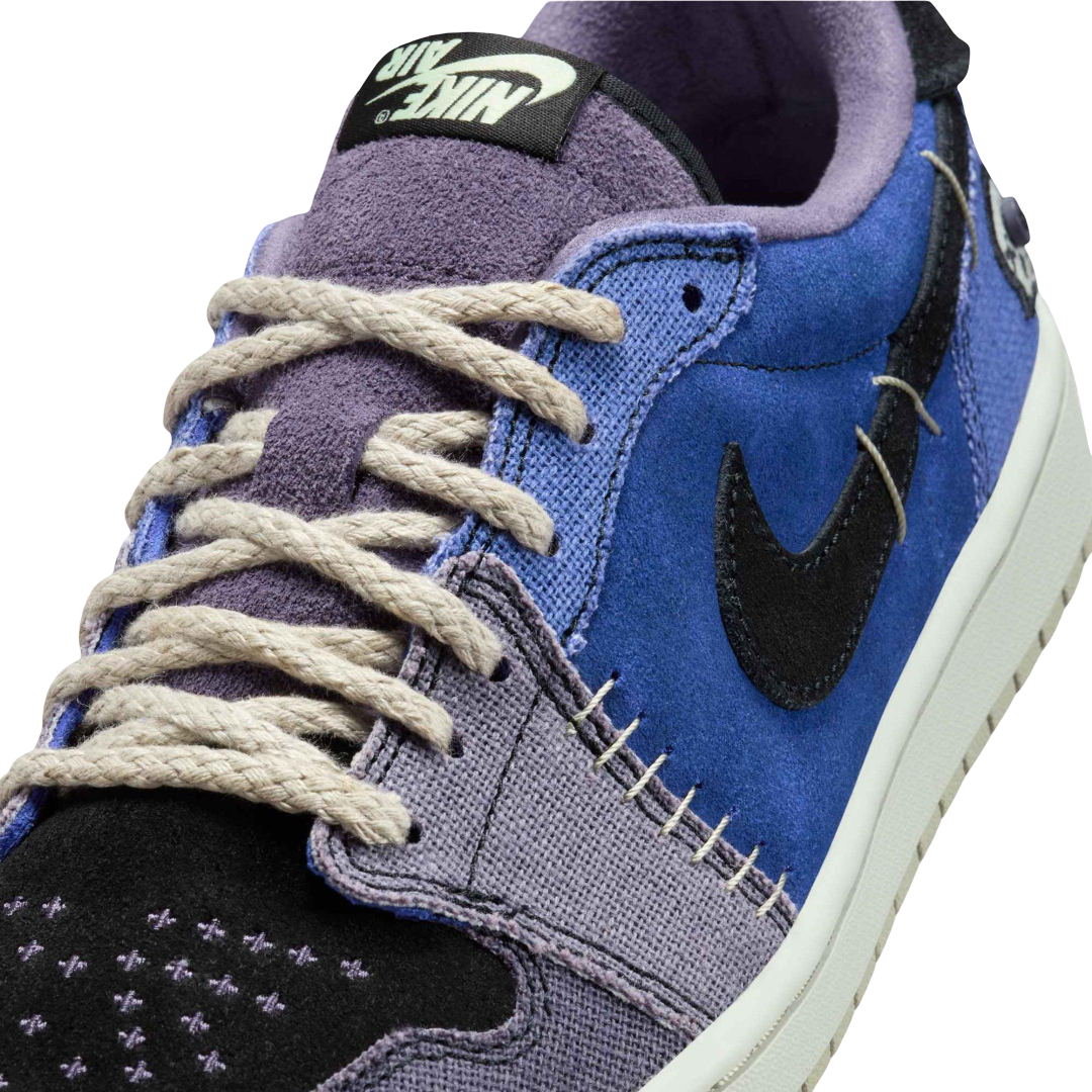 (GS) Air Jordan 1 Retro Low OG x Zion Williamson "Voodoo Alternate" (2025) [IH2725-500] Sneakers in Purple | FOOT NINJAS {7}