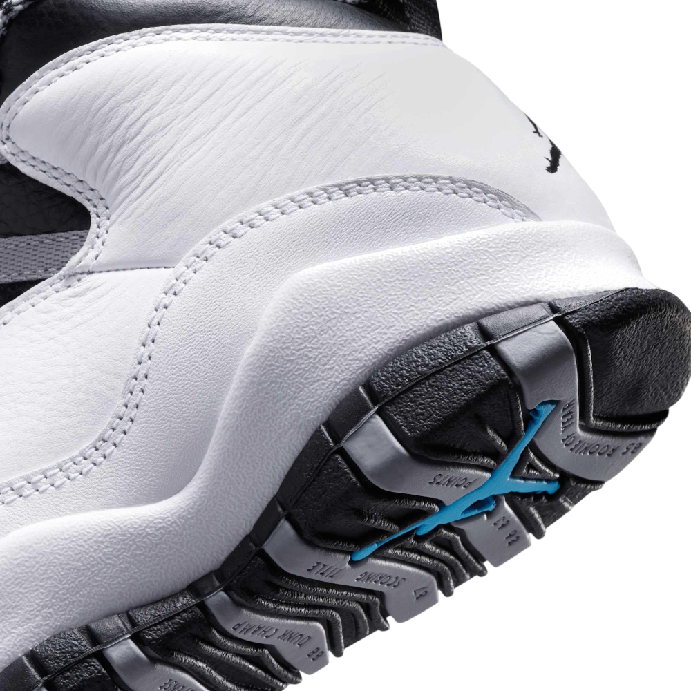 (GS) Air Jordan 10 Retro "OG Steel" (2025) [IB7359-104] Sneakers in White | FOOT NINJAS {8}