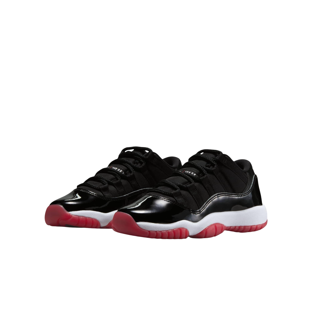 (GS) Air Jordan 11 Retro Low "Playoffs / Bred" (2025) [FV5121-006] Sneakers in Black | FOOT NINJAS {3}