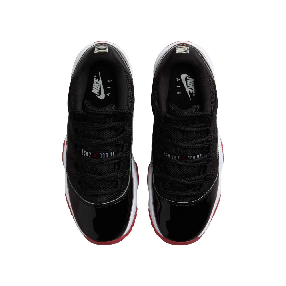 (GS) Air Jordan 11 Retro Low "Playoffs / Bred" (2025) [FV5121-006] Sneakers in Black | FOOT NINJAS {4}