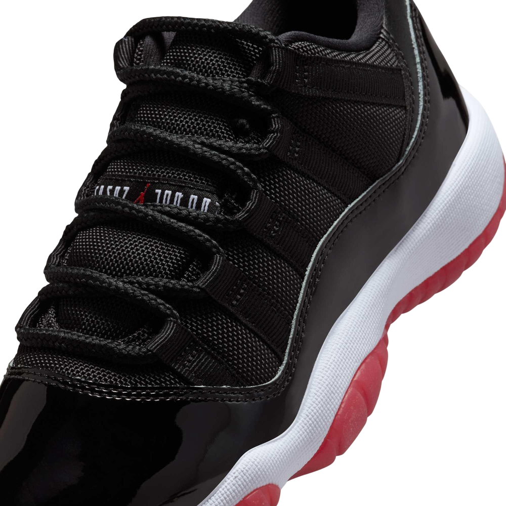 (GS) Air Jordan 11 Retro Low "Playoffs / Bred" (2025) [FV5121-006] Sneakers in Black | FOOT NINJAS {7}