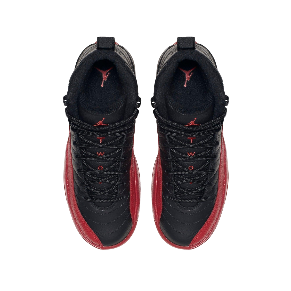 (GS) Air Jordan 12 Retro "Flu Game / Bred" (2025) [153265-002-25] Sneakers in Black | FOOT NINJAS {4}