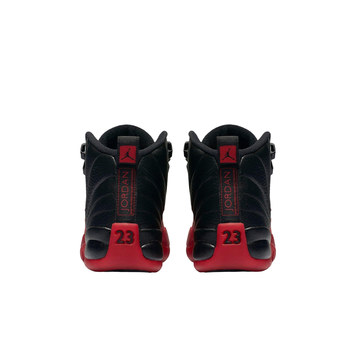 (GS) Air Jordan 12 Retro "Flu Game / Bred" (2025) [153265-002-25] Sneakers in Black | FOOT NINJAS {5}