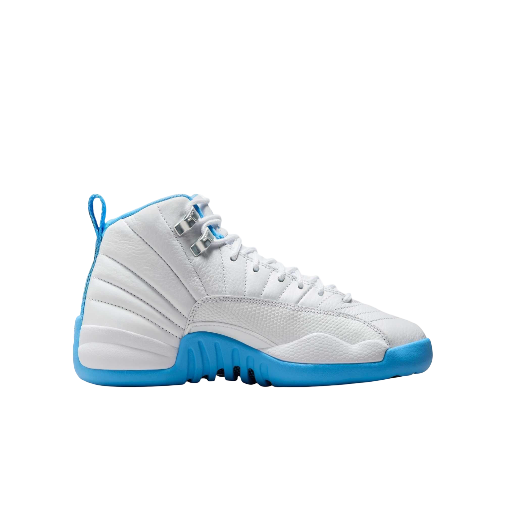 (GS) Air Jordan 12 Retro "Melo / UNC University Blue" (2025) [153265-112] Sneakers in Blue | FOOT NINJAS {2}