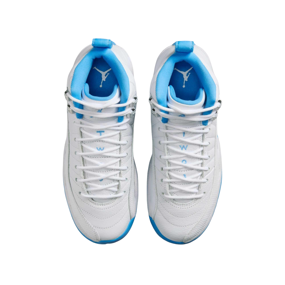 (GS) Air Jordan 12 Retro "Melo / UNC University Blue" (2025) [153265-112] Sneakers in Blue | FOOT NINJAS {4}