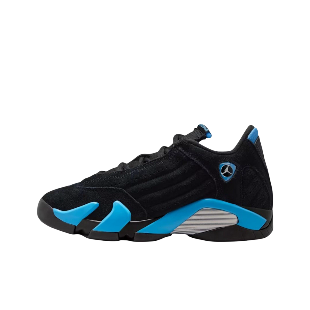 (GS) Air Jordan 14 Retro "Black / UNC University Blue" (2026) [487524-007] Sneakers in Black | FOOT NINJAS {1}