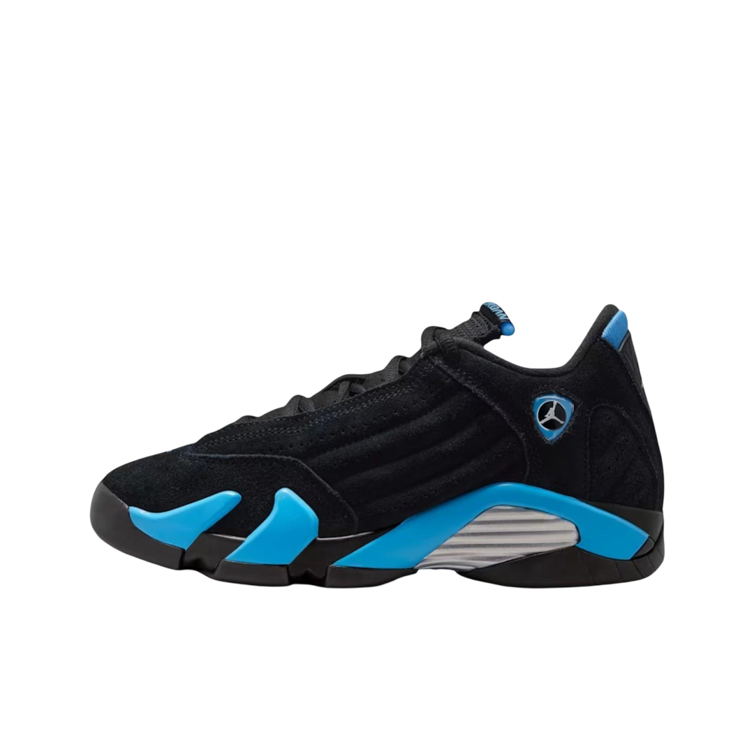 (GS) Air Jordan 14 Retro "Black / UNC University Blue" (2026) [487524-007] Sneakers in Black | FOOT NINJAS {1}