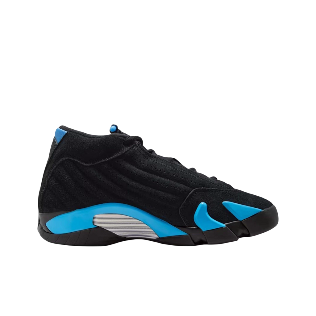 (GS) Air Jordan 14 Retro "Black / UNC University Blue" (2026) [487524-007] Sneakers in Black | FOOT NINJAS {2}