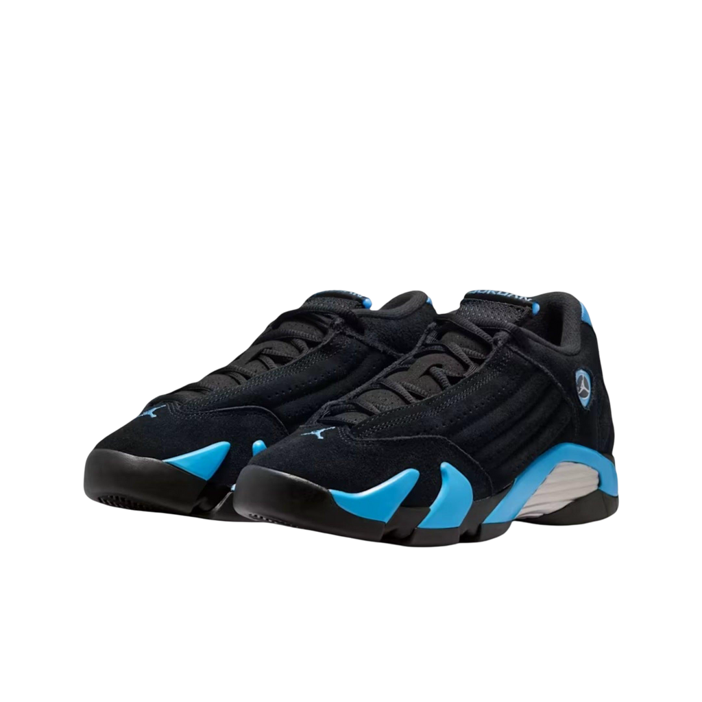 (GS) Air Jordan 14 Retro "Black / UNC University Blue" (2026) [487524-007] Sneakers in Black | FOOT NINJAS {3}