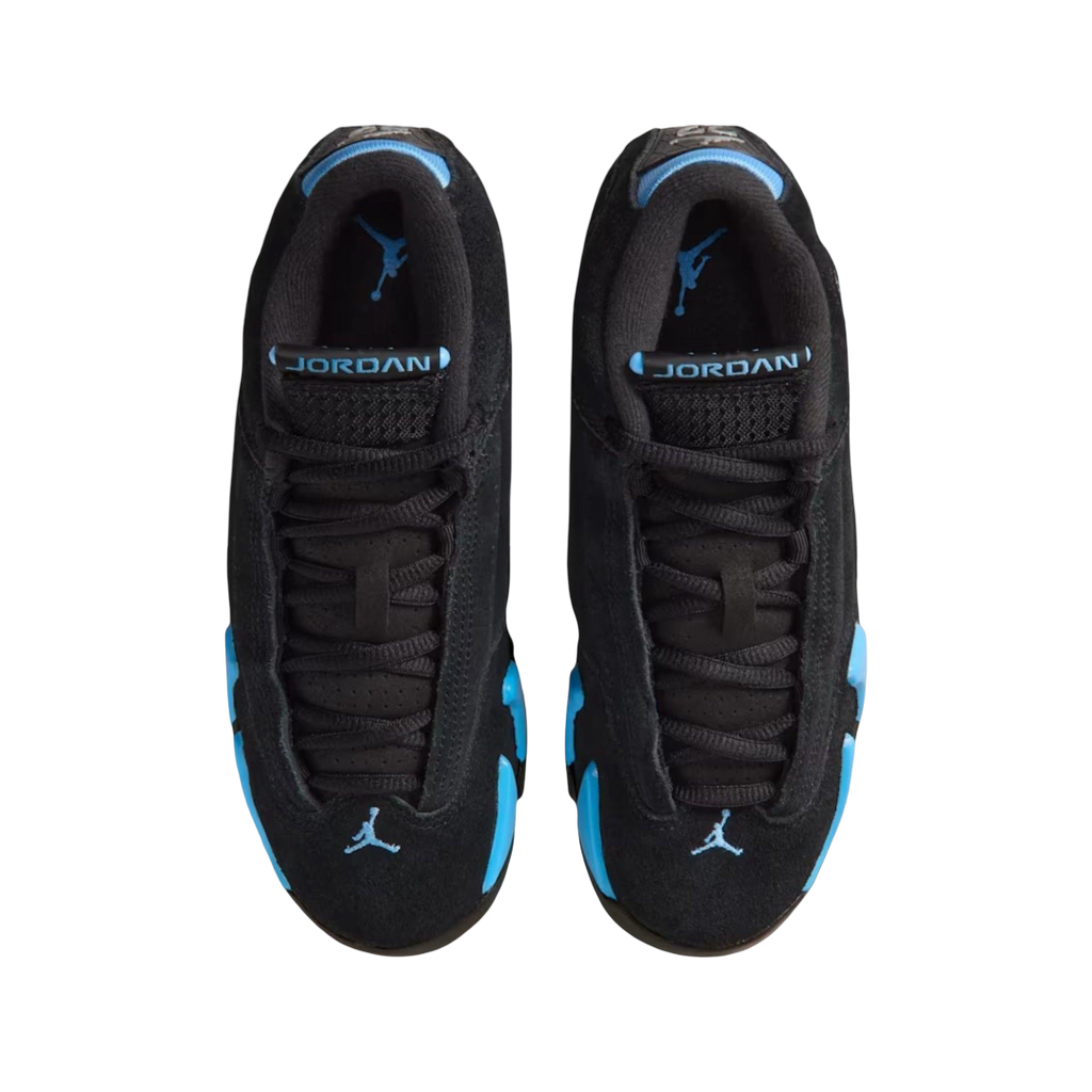 (GS) Air Jordan 14 Retro "Black / UNC University Blue" (2026) [487524-007] Sneakers in Black | FOOT NINJAS {4}