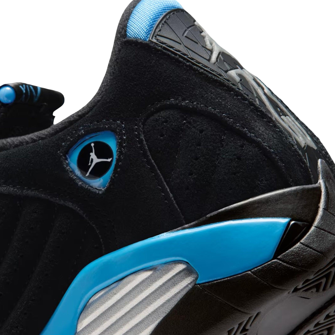 (GS) Air Jordan 14 Retro "Black / UNC University Blue" (2026) [487524-007] Sneakers in Black | FOOT NINJAS {8}