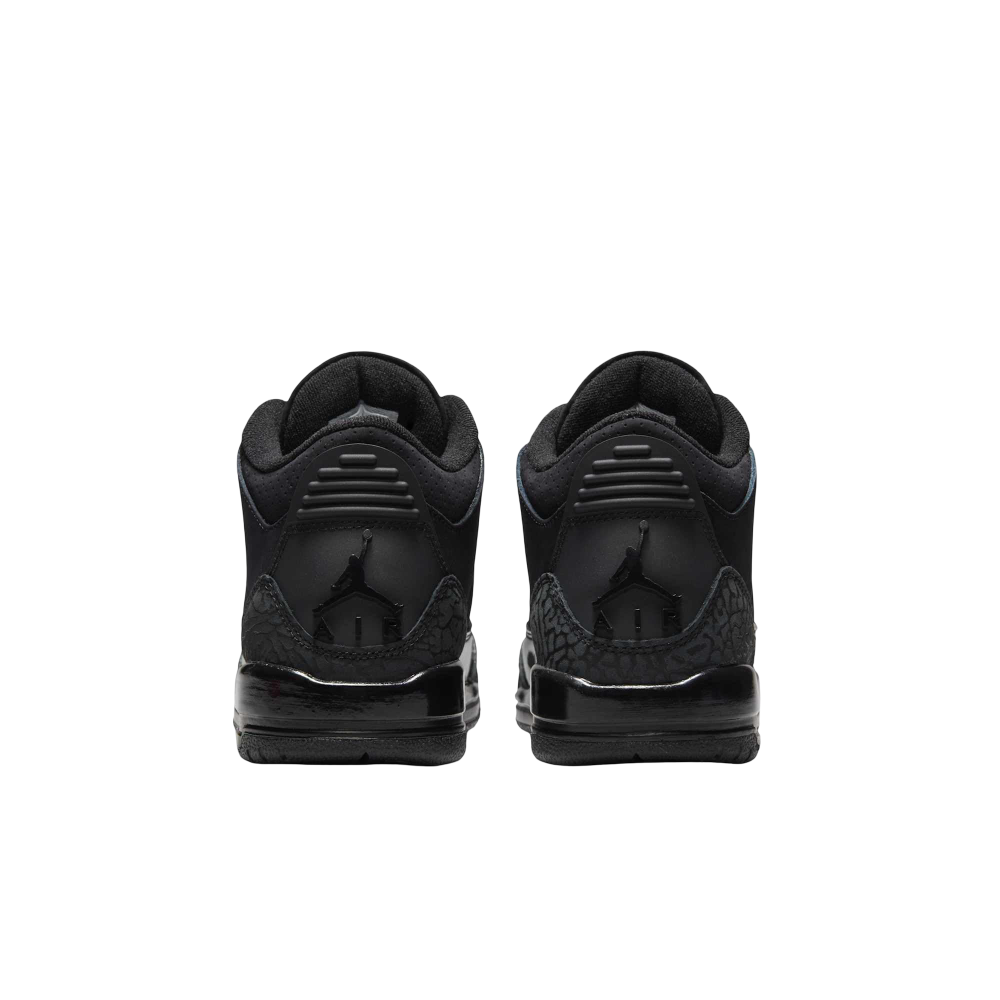 (GS) Air Jordan 3 Retro "Black Cat" (2025) [DM0967-001] Sneakers in Black | FOOT NINJAS {5}