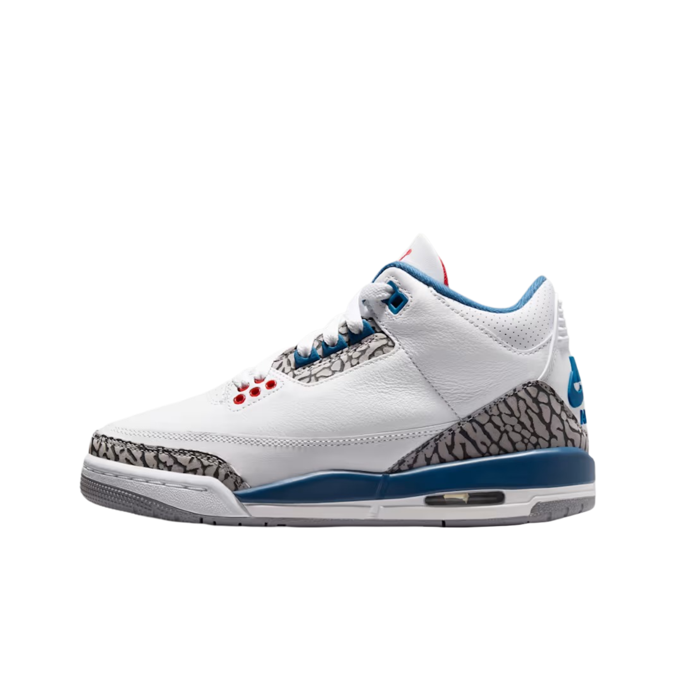 (GS) Air Jordan 3 Retro OG "True Blue" (2026) [DM0967-104] Sneakers in White | FOOT NINJAS [1]
