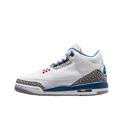 (GS) Air Jordan 3 Retro OG "True Blue" (2026) [DM0967-104] Sneakers in White | FOOT NINJAS [1]