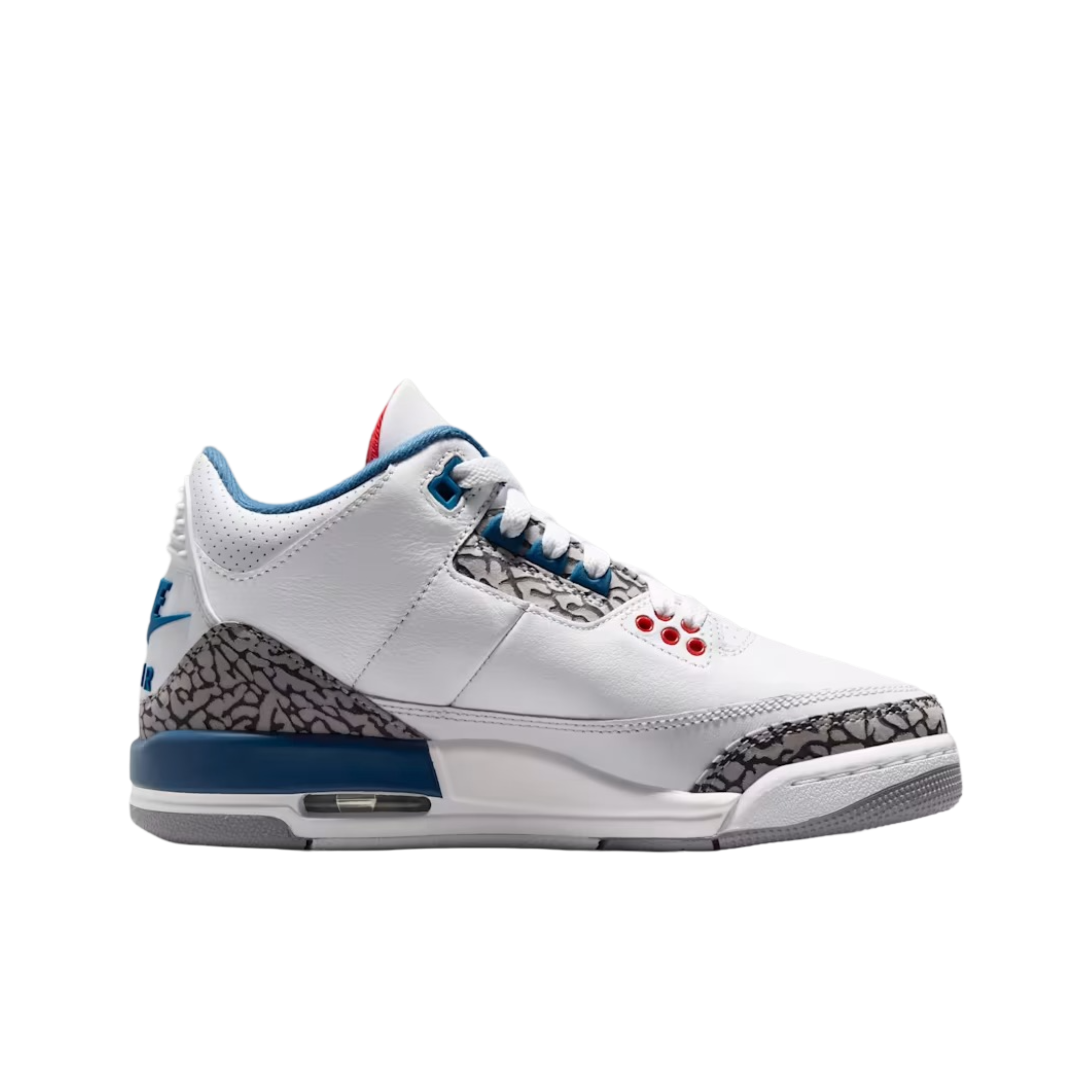 (GS) Air Jordan 3 Retro OG "True Blue" (2026) [DM0967-104] Sneakers in White | FOOT NINJAS [2]