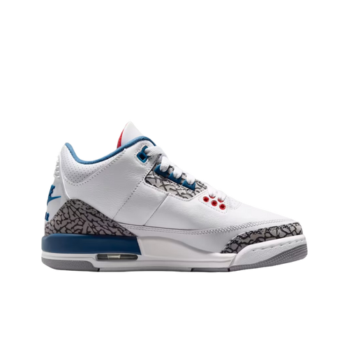 (GS) Air Jordan 3 Retro OG "True Blue" (2026) [DM0967-104] Sneakers in White | FOOT NINJAS [2]