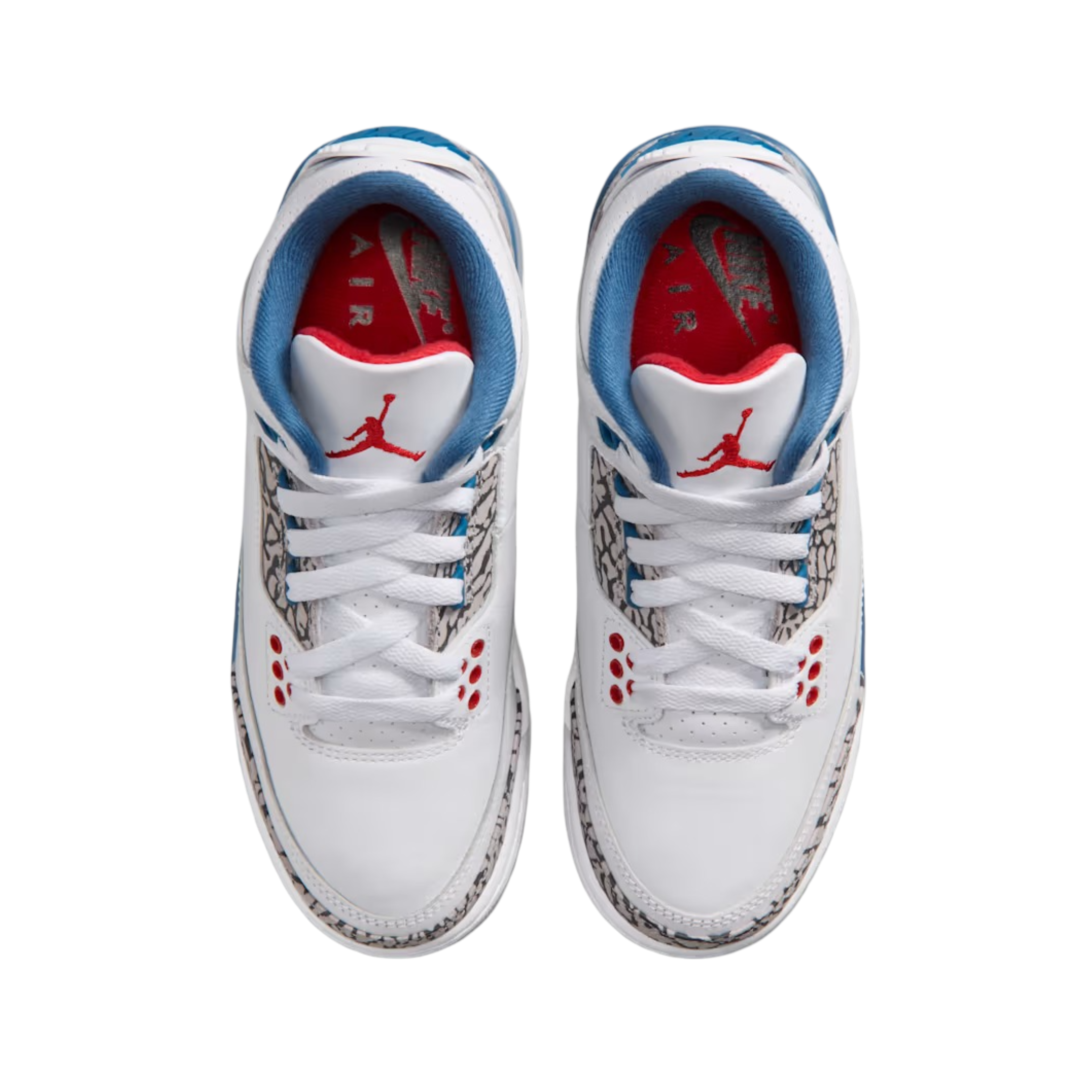 (GS) Air Jordan 3 Retro OG "True Blue" (2026) [DM0967-104] Sneakers in White | FOOT NINJAS [4]