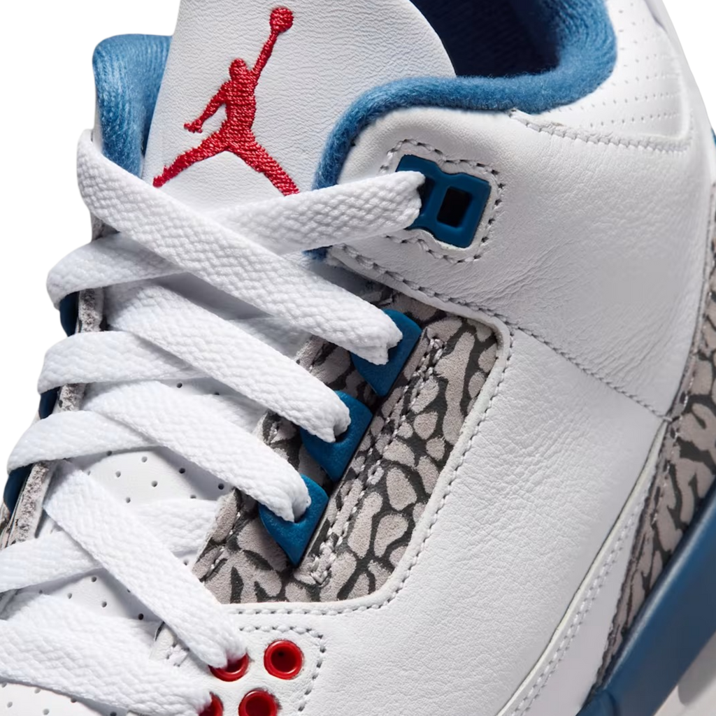 (GS) Air Jordan 3 Retro OG "True Blue" (2026) [DM0967-104] Sneakers in White | FOOT NINJAS [7]