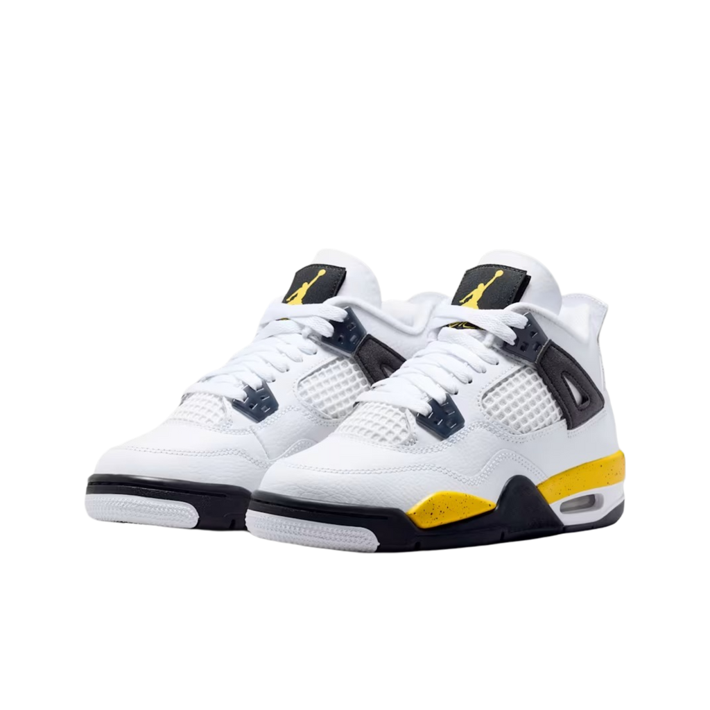 (GS) Air Jordan 4 Retro "Rare Air / Tour Yellow" (2026) [408452-102] Sneakers in White | FOOT NINJAS {3}