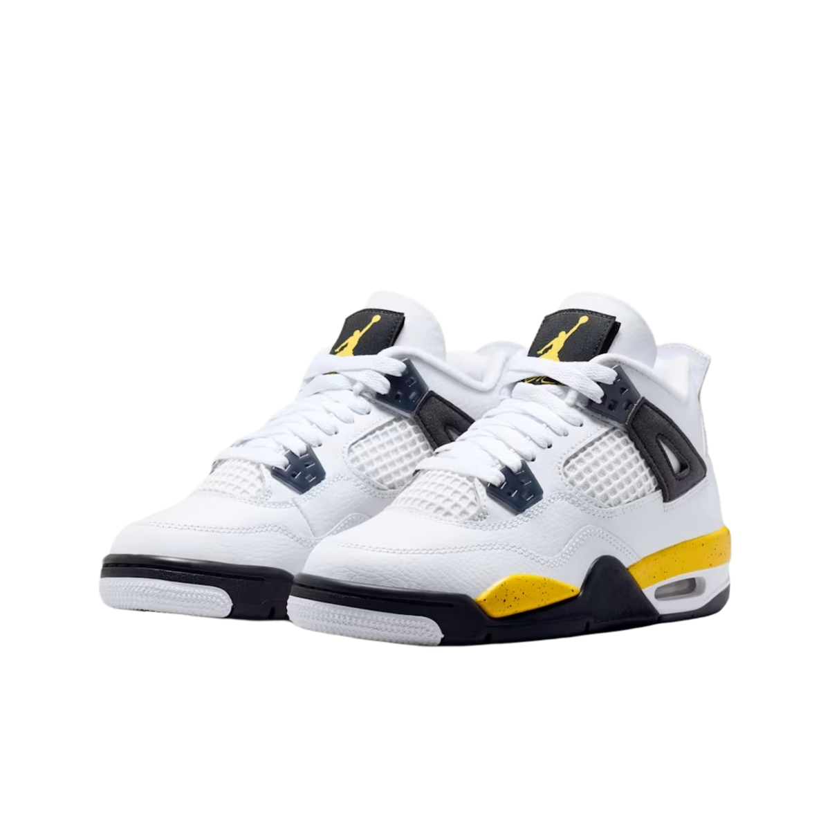 (GS) Air Jordan 4 Retro "Rare Air / Tour Yellow" (2026) [408452-102] Sneakers in White | FOOT NINJAS {3}